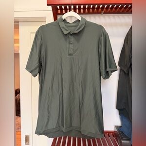 lululemon athletica Olive Polo Shirt